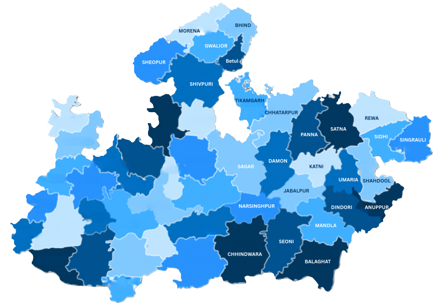 GD Group Logistics Network Map